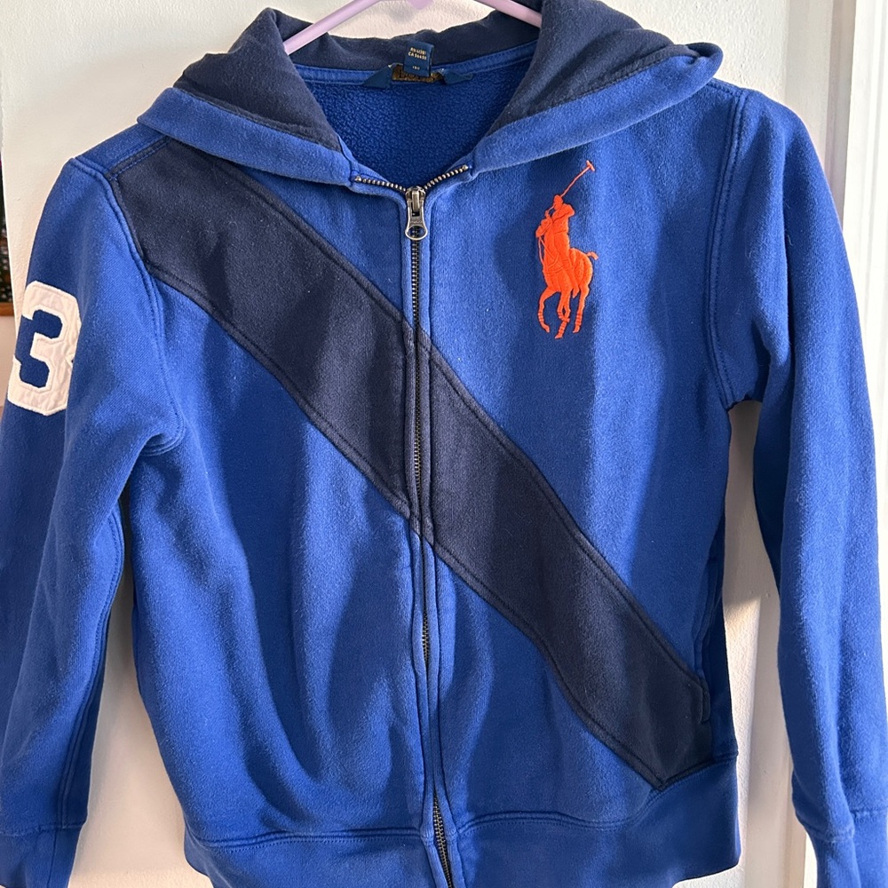 Polo by Ralph Lauren Kids Blue Hoodie